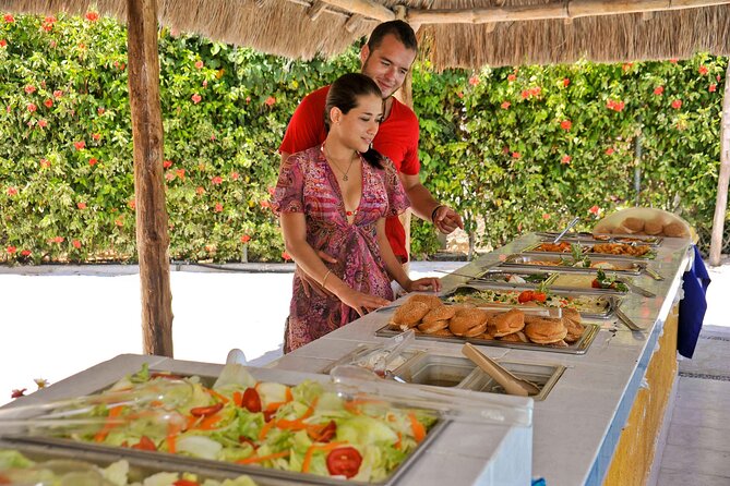 Isla Mujeres : All Inclusive Albatross Plus Tour with Transportation - Reef snorkeling on Carolina Barrier, El Farolito, or MUSA