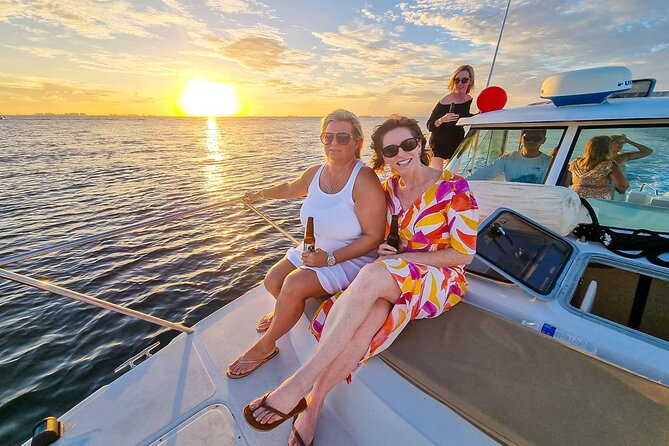 Isla Mujeres, Cancún Private Sunset Trip - Stop one: sailing into the Isla Mujeres sunset, your moving viewpoint