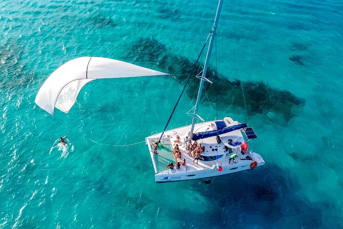 Isla Mujeres Catamaran from Cancun with Open bar and lunch - From Marina Sailaway to Isla Mujeres in a Single, Easy Day