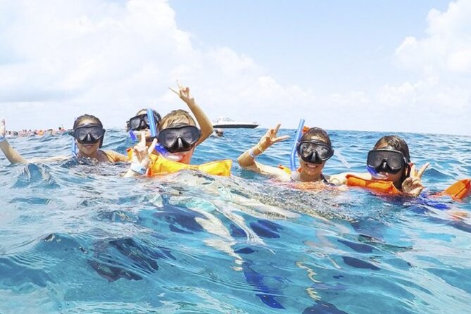 Isla Mujeres Catamaran Tour with Snorkel, Open bar and Transport - Playa Tortugas stop, and the $20 docking fee you should budget
