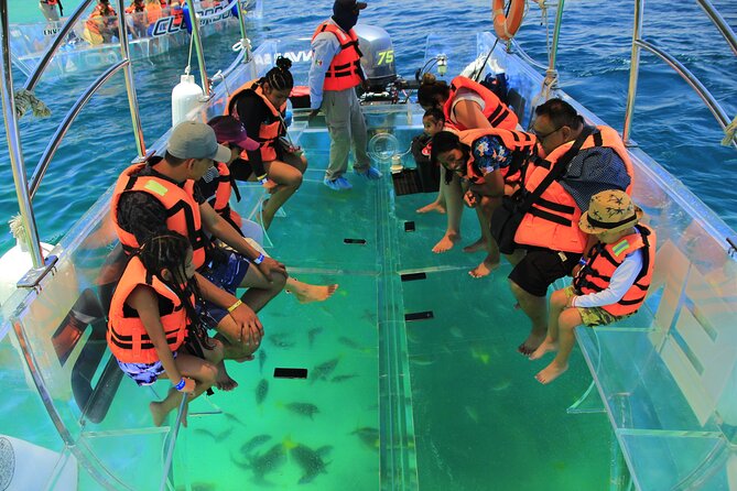 Isla Mujeres: Coral Reef Views from a Clear Boat - Stop 1 at El Farito: fish watching with a clear-water view