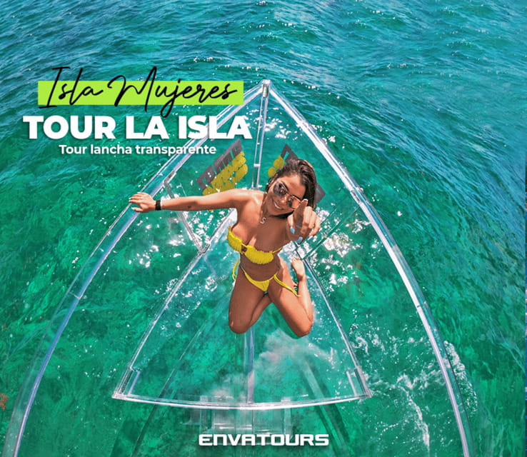 Isla Mujeres: Excursion Crystal Boat Tour at the Caribbean - Crystal-Window Boat Ride from Marina Bartolomé