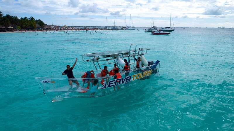 Isla Mujeres: Excursion Crystal Boat Tour at the Caribbean - How the 45-Minute Route Hits Cadenita, El Farito, and La Cabonera