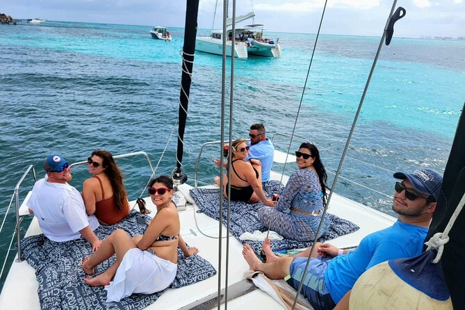 Isla Mujeres Private Catamaran, Cruising, Snorkeling having Fun!! - Stop 3 at Playa Norte: northern views, drinks, and sightseeing