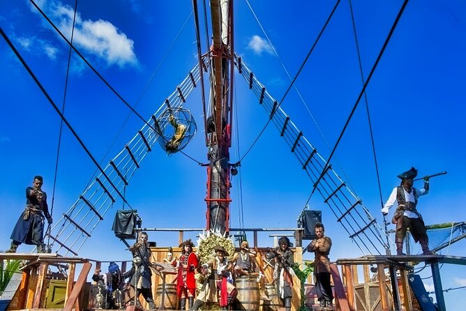 Jolly Roger Pirate Show and Dinner Cruise with Open Bar - Boarding the replica Spanish galleon and going full pirate (without work)