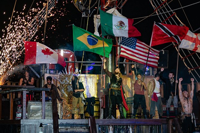 Jolly Roger Pirate Show and Dinner in Cancun - The ship experience: Santa María vibes without the fuss