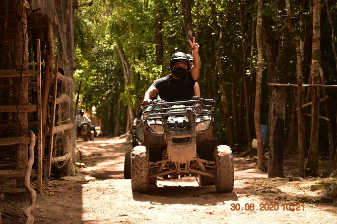 Jungle Adventure! ATV's (shared), Ziplining and Cenote Cancun & Playa Del Carmen - Cenote Swim in Cool Water: Bringing Swimsuit, and Why You Should Not Count on Replacements