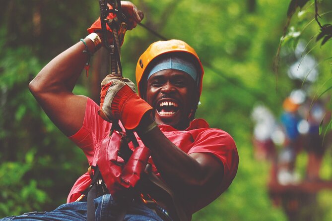 Jungle Adventure from Cancun: ATVs, ziplines, cenote and fun! - Zip lines over the trees: safety and body limits