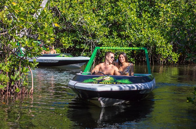 Jungle Tour Adventure Cancun: Jungle Tour Cancun Explore - Stop 2: Nichupté Lagoon channels and mangroves you can actually see