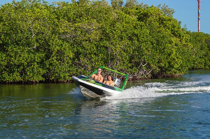 Jungle Tour adventure Cancun Speed Boat Through Mangrove - Into the Mangroves: Sea-Nichupté Lagoon Nature Time