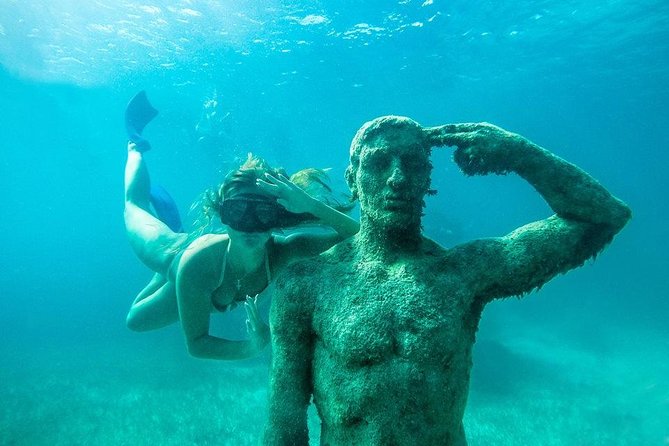 Jungle Tour & Snorkel at Punta Nizuc Reef , Underwater museum - MUSA underwater museum: the statues are the show