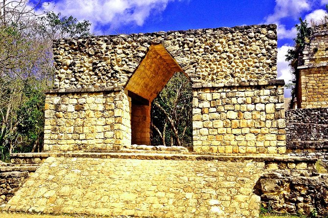 LDS Tour to Ek Balam + Cenote - The Cenote Hubiku Stop: buffet first, then a swim in the underground river