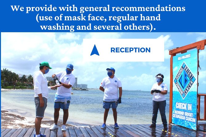 Luxury Catamaran tour to Isla Mujeres with transportation from Playa del Carmen - Isla Mujeres snorkeling on the reef system (gear included)