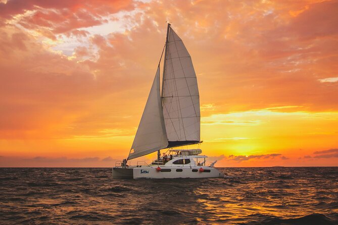 Luxury Sunset Sailing Cruise in Cancun with Light Dinner and Open Bar - Onboard Experience: A Comfortable Catamaran Sunset with Isla Mujeres Flavor