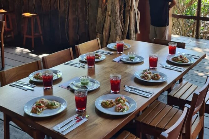 Mayan Ritual + Speed Boat Tour + Snacks - Mayan Tasting: Yucatecan flavors plus natural drinks