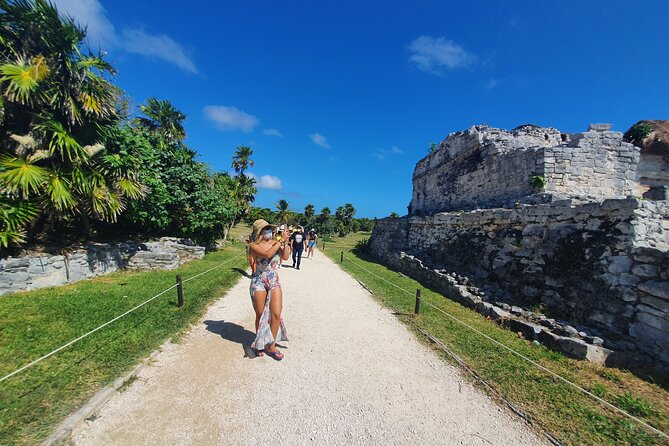 Mother Nature, Tulum and beach paradise with lunch - Stop 4: Playa Paraíso Beach Time With Tulum Ruins as Backdrop