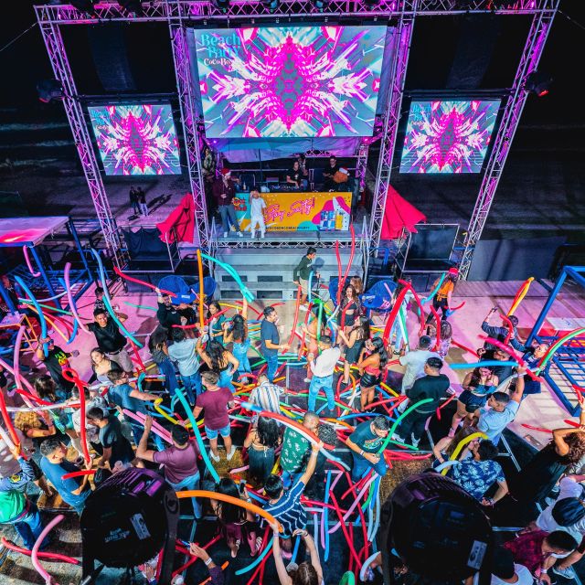 Neon Glow night Beach Party Regular - Open Bar and Snacks: The Best Value Piece