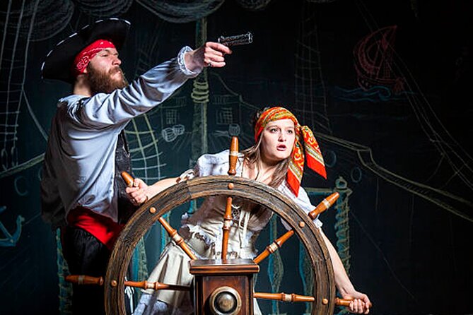 Night Pirate Show in Cancun aboard a Pirate Ship Lobster Dinner - The Pirate Show at Sea: Sword Fights and Stage-Grade Effects