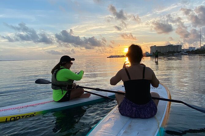 Paddle Board at Sunrise or Sunset in Cancun - Cancun Sunrise or Sunset SUP, and why the time change matters