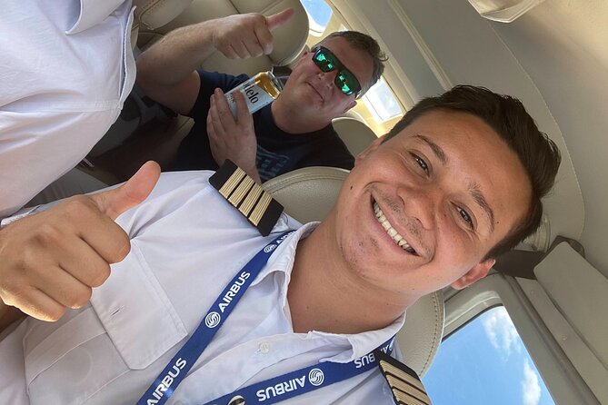 Plane rental Cancun to Cozumel - Security filter and the pilot walk to the plane