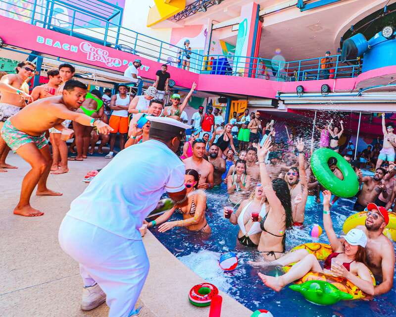 Premium Beach Party Coco Bongo - Beachfront energy on the Caribbean Sea in Quintana Roo