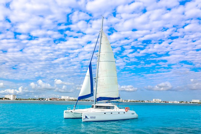 Private Catamaran from Cancun to Isla Mujeres | For up to 30 pp - A private catamaran day on the Cancun-Isla Mujeres route