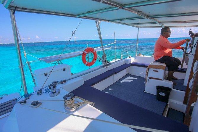 Private Catamaran from Cancun to Isla Mujeres | For up to 40 pp - Entering The Boat: How This Private Catamaran Experience Feels