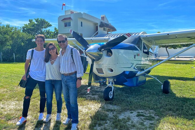 Private flight to Holbox from Cancun - Arriving at the Holbox aerodrome and your hotel handoff