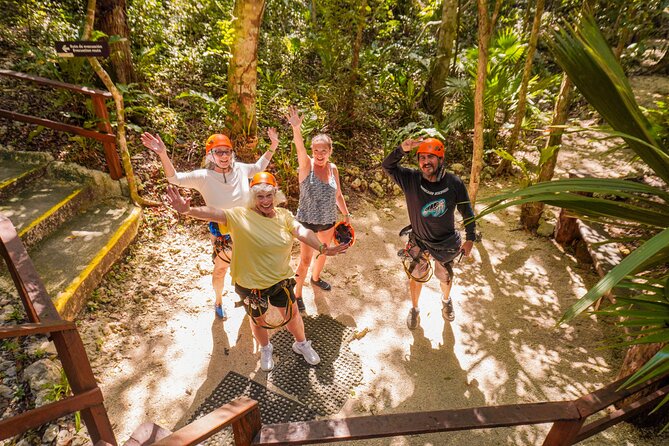 Private Jungle Adventure tour: Zipline + Rappel + Cenote - Safety Gear and Pro Team Energy on Zipline and Rappel