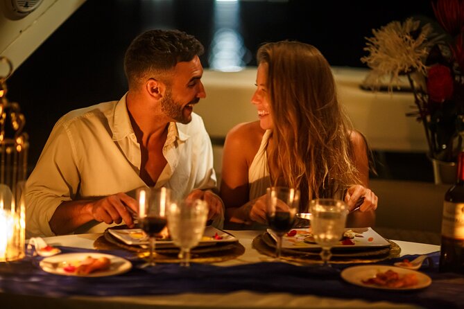 Private Luxury Sunset Dinner Cruise – 51' Leopard Yacht in Cancun - A 51-Foot Leopard Yacht Dinner in Cancun, Private and Proper