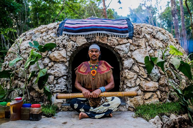 Private or Shared Temazcal Unique Mayan Ritual from Cancun - Entering the Temazcal Riviera Maya ritual at the Home of Hot Stones