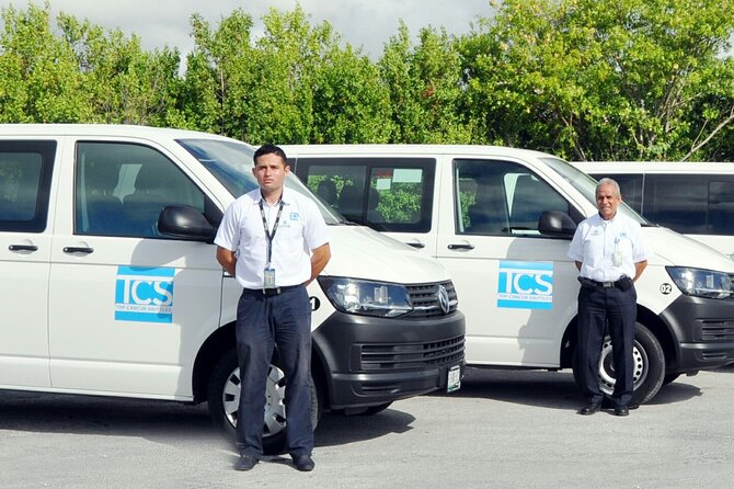 Private round airport transfer from Cancun - Puerto Aventuras - airport. - Meeting point game plan at Cancun International Airport