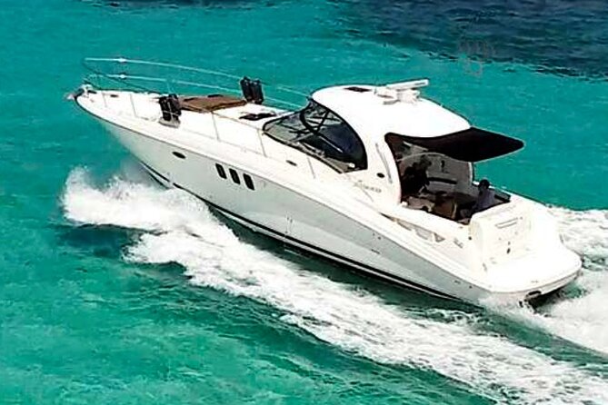 Private Tour of Cancun to Isla Mujeres by 45-foot Yacht. - Private yacht from Cancun to Isla Mujeres in 4 hours, with hotel pickup