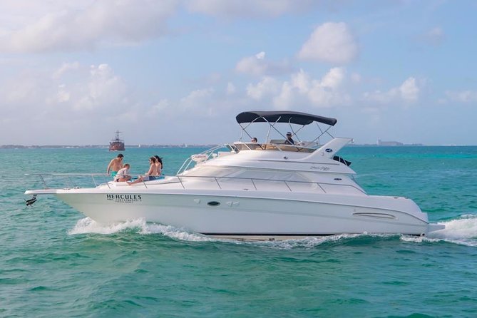 Private Yacht - 46 ft SeaRay Cancun Bay Snorkel 23P4 - What is included on board, and what you should bring