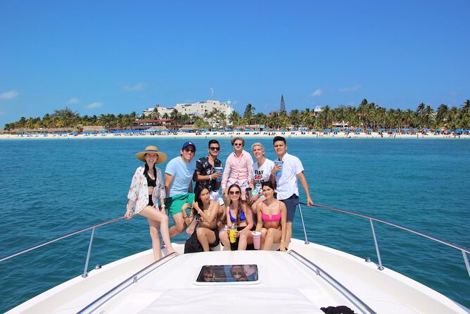 Private Yacht SEARAY SUNDANCER 60ft up to 20 pax 23P1 - Where to meet: Calle Sunset Marina in Cancun’s Hotel Zone