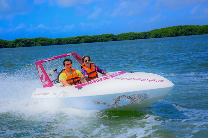 Reef Snorkeling & Jungle Speedboat Adventure with Mayan Ceremony - Nichupte Lagoon: where mangroves and reef meet