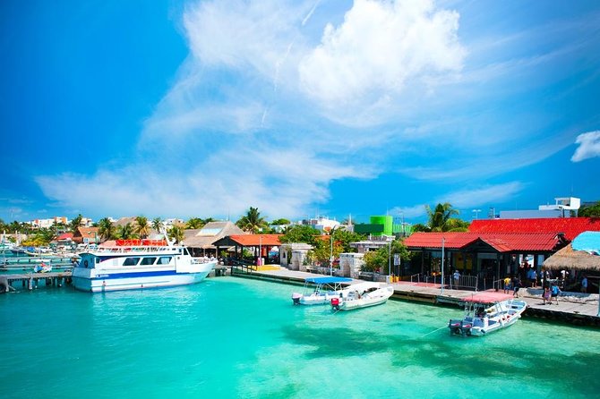 Round Trip Ferry to Isla Mujeres from Cancun - What’s on board, A/C, restrooms, and the top deck for photos