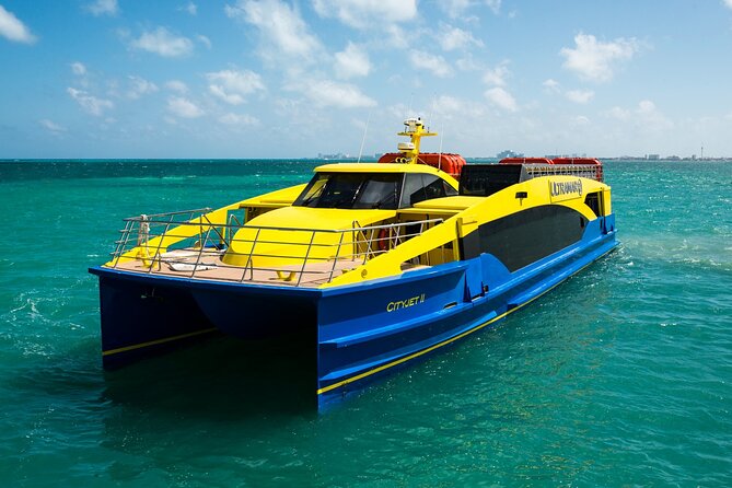 Round Trip Ferry to Isla Mujeres from Cancun - The ticket issue to watch, vouchers and exchange lines
