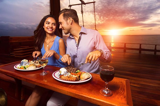 Sail Under Light of the Moon & Enjoy a Romantic Dinner in Spanish Galleon - Marina Aquatours, Then Off Under the Lights