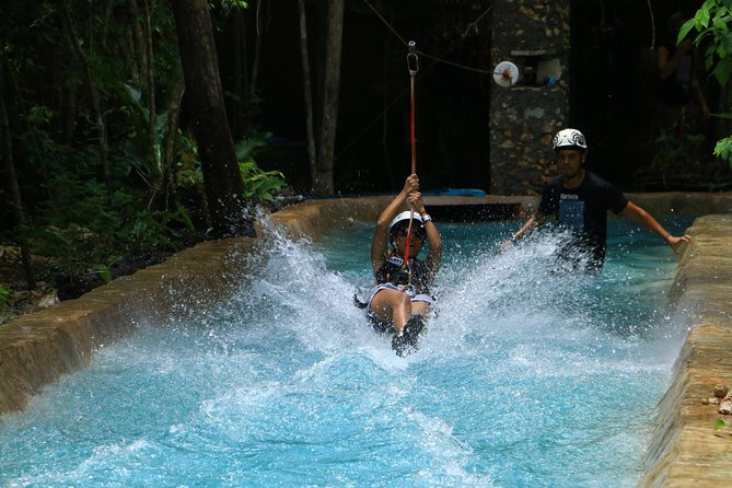 Selvatica Adventure Park ATV and Ziplines in Cancun and Riviera Maya - ATV or Polaris RZR on Mud-Madness: bring eye protection and patience