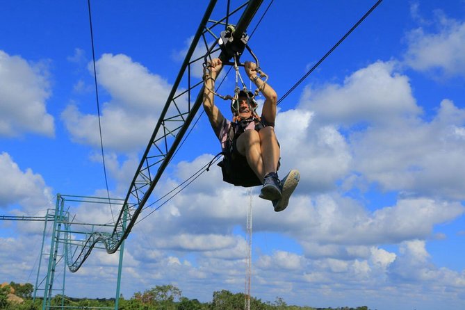 Selvatica Park Ziplines, Cenote, and ATV Tour From Cancun and Riviera Maya - Tarzania, the zip line coaster, and the skywalk rope course