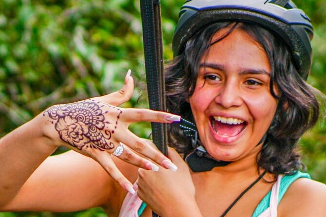 Shared ATV's and Zip Lines and Swimming in a Real Cenote. - ATV circuit: shared rides, straightforward fun