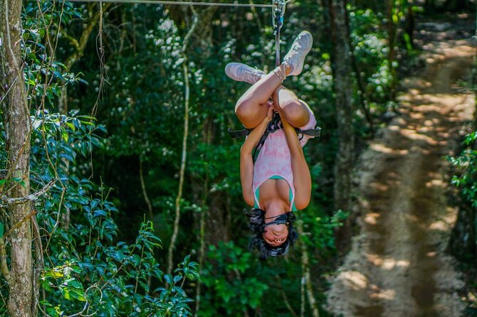 Shared ATV's and Zip Lines and Swimming in a Real Cenote. - Getting there from Cancun: pickup is the easy part, time is the part