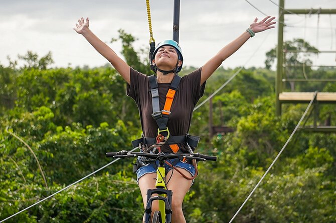 Sky Trail: Sky Bike, Tarzania, Bungee Swing & Zip Line with lunch - Bungee Swing: The One Big Jump Moment