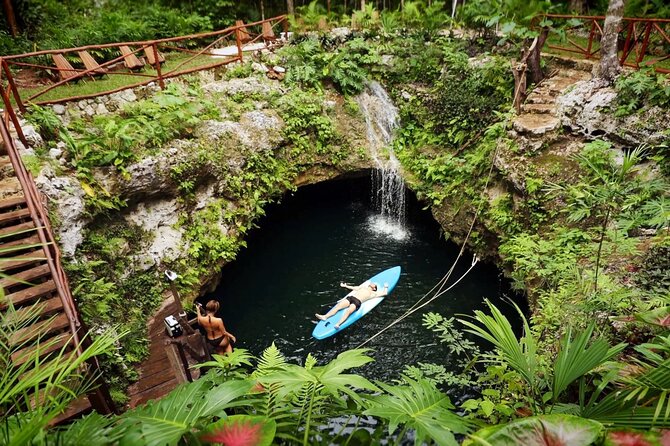 Small Group Explore 3 Secret Cenotes with Tequila Tasting - Stop 1: Cenote Verde Lucero and Your First Swim in the Limestone Dark