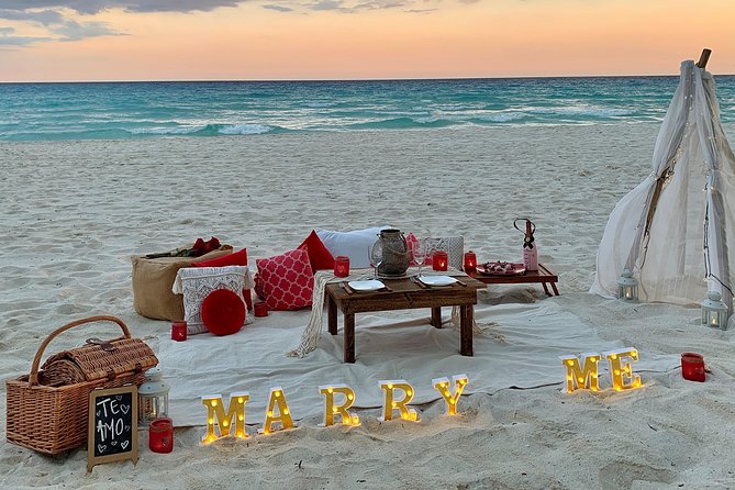 Sunset Beach Proposal - Playa Chacmool at Sunset: The Proposal Setup That Feels Effortless