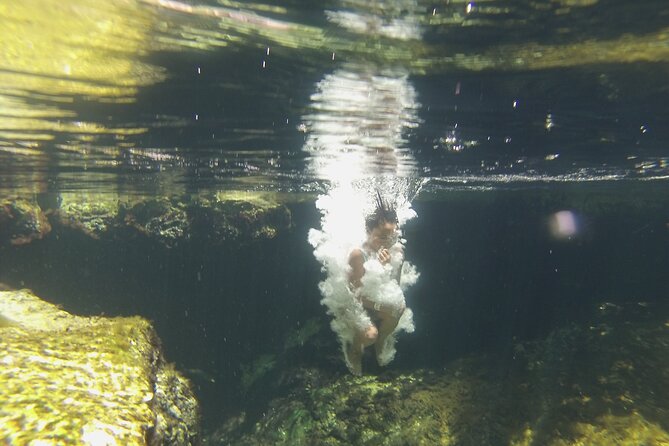 Swim with Turtles in Akumal, Cenote and Tulum Ruins Tour - From Cancun pickup to a 7:00 am start