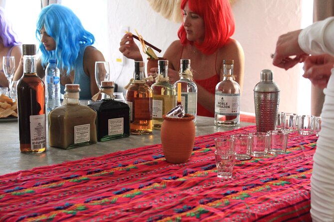 Tequila Tasting at El Fisherman Restaurant Cancun - The welcome drink and guacamole pairing that sets you up right