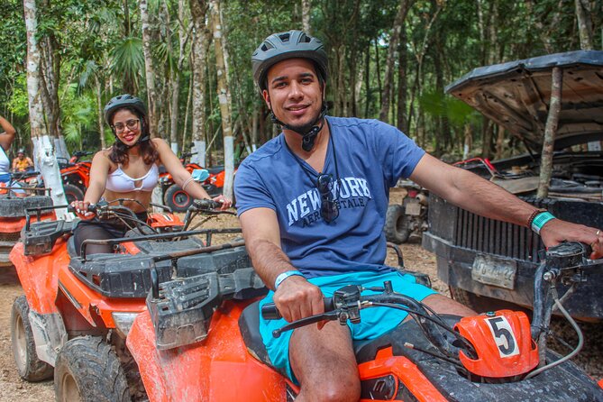 The best adrenaline day Atvs shared, ziplines and cenote Playa del Carmen - From Cancun Pickup To Puerto Morelos Cenote Park