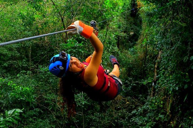The best adrenaline day Atvs shared, ziplines and cenote Playa del Carmen - Shared ATV Riding and Zipline Circuit: Safety Meets Real Fun